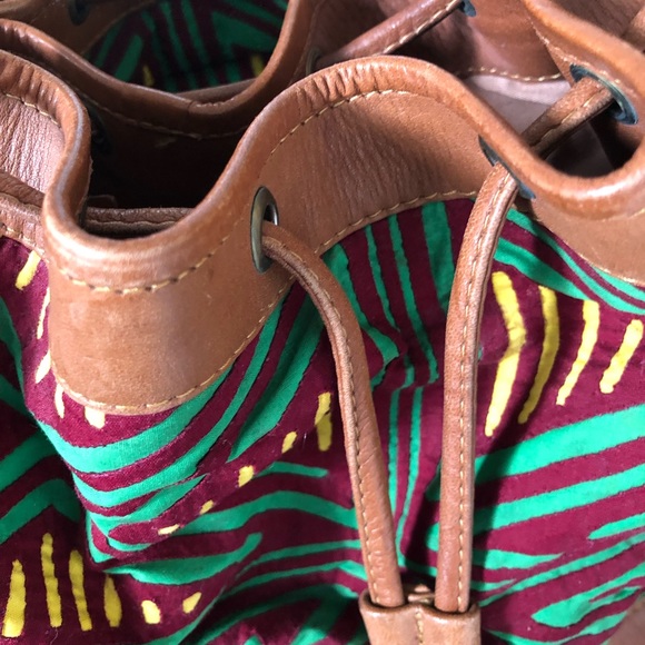 K Peterson canvas and leather purse - Picture 5 of 7